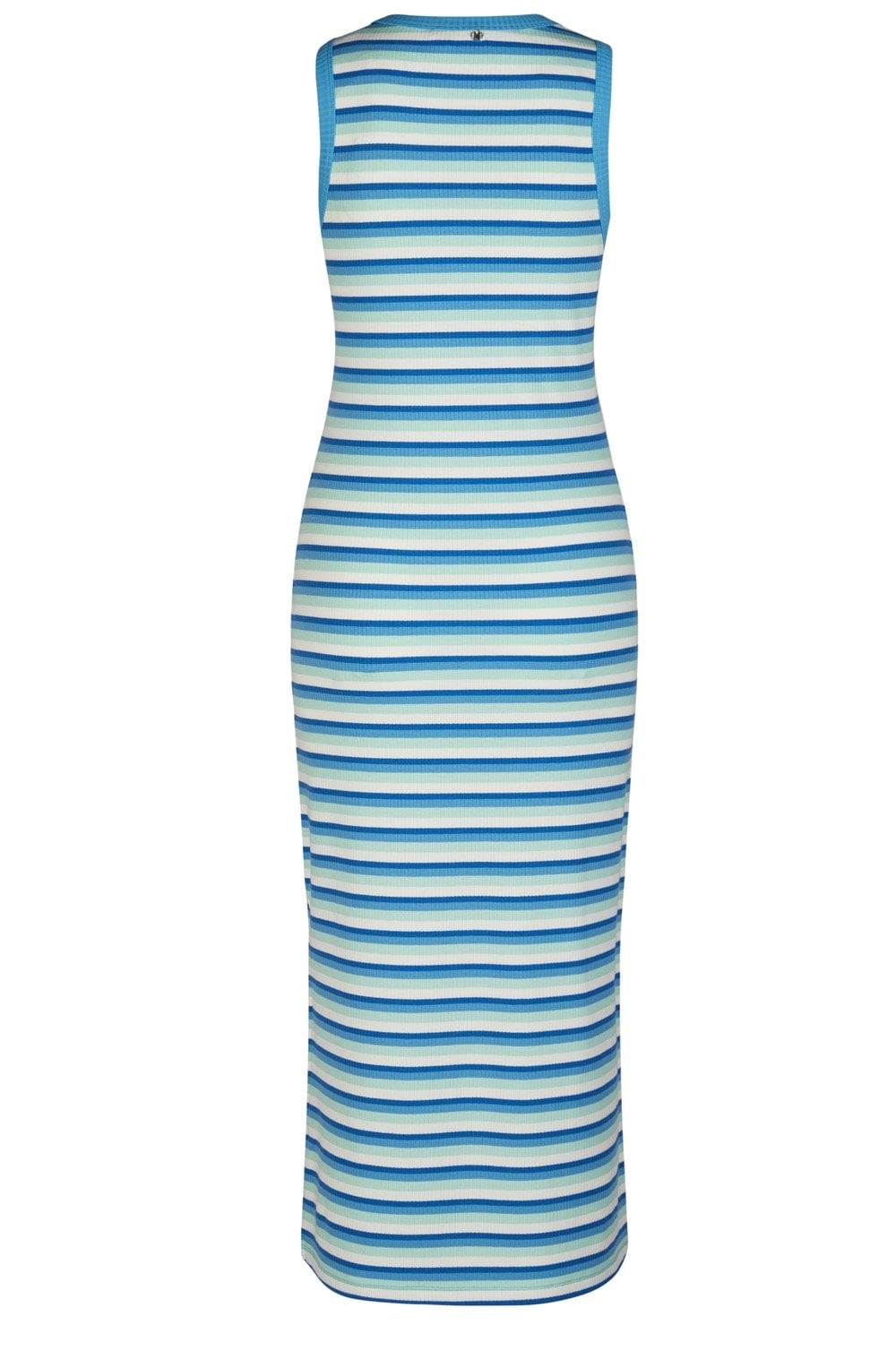 Blue Green Tank Top Midi Dress