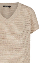 Dark Dune Textured V Neck Sweater