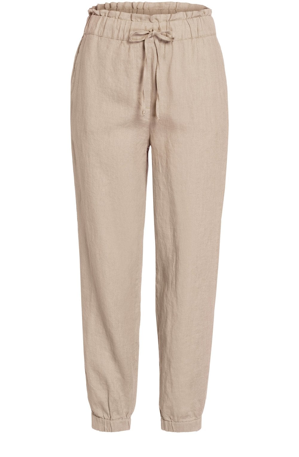 Desert Linen High Waist Trousers