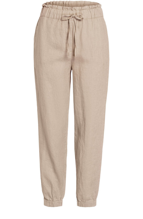 Desert Linen High Waist Trousers