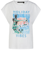 Holiday Vibes Diamante Palm Tree T Shirt