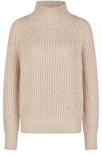 Light Taupe Chunky Knit Relaxed Jumper