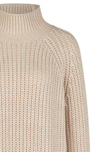 Light Taupe Chunky Knit Relaxed Jumper