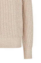 Light Taupe Chunky Knit Relaxed Jumper
