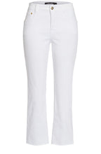 Off White Frayed Hem Boyfriend Jeans