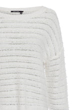 Off White Mixed Yarn Summer Sweater