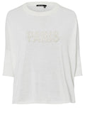 Off White Paris Bead Embroidered Jumper