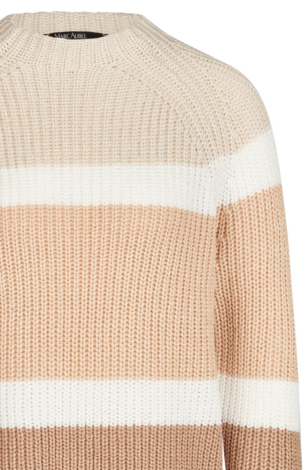Sand Block Stripes Sweater