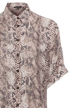 Snake Print Silk Touch Blouse