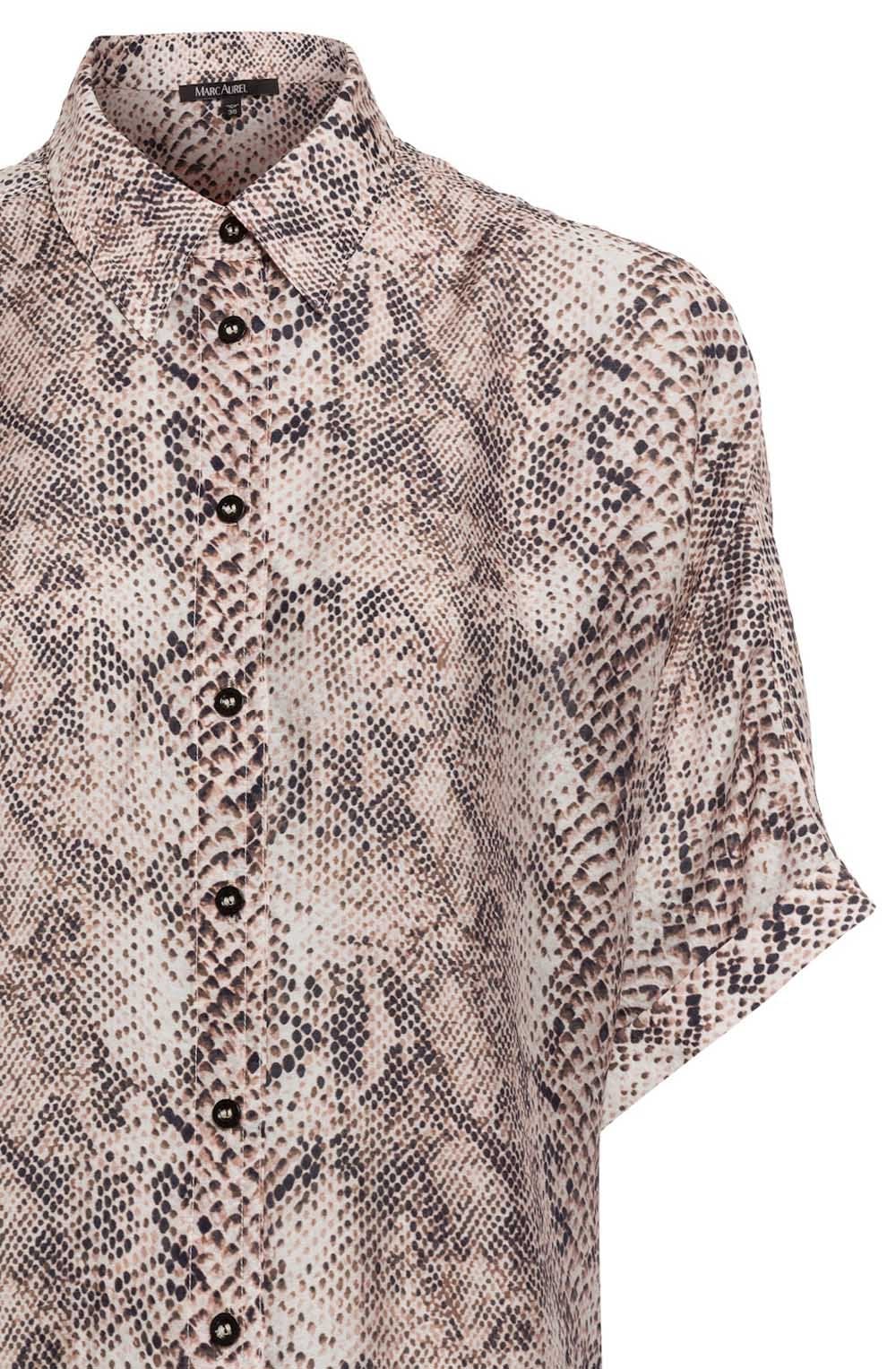 Snake Print Silk Touch Blouse