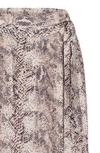 Snake Print Silk Touch Wrap Skirt