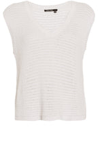 White Open Weave Cotton Slip Over