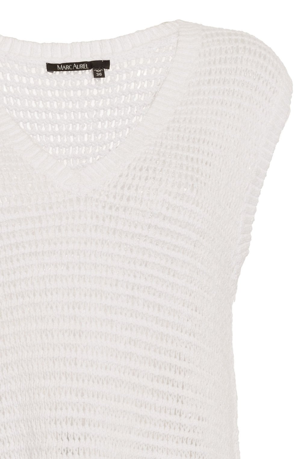 White Open Weave Cotton Slip Over