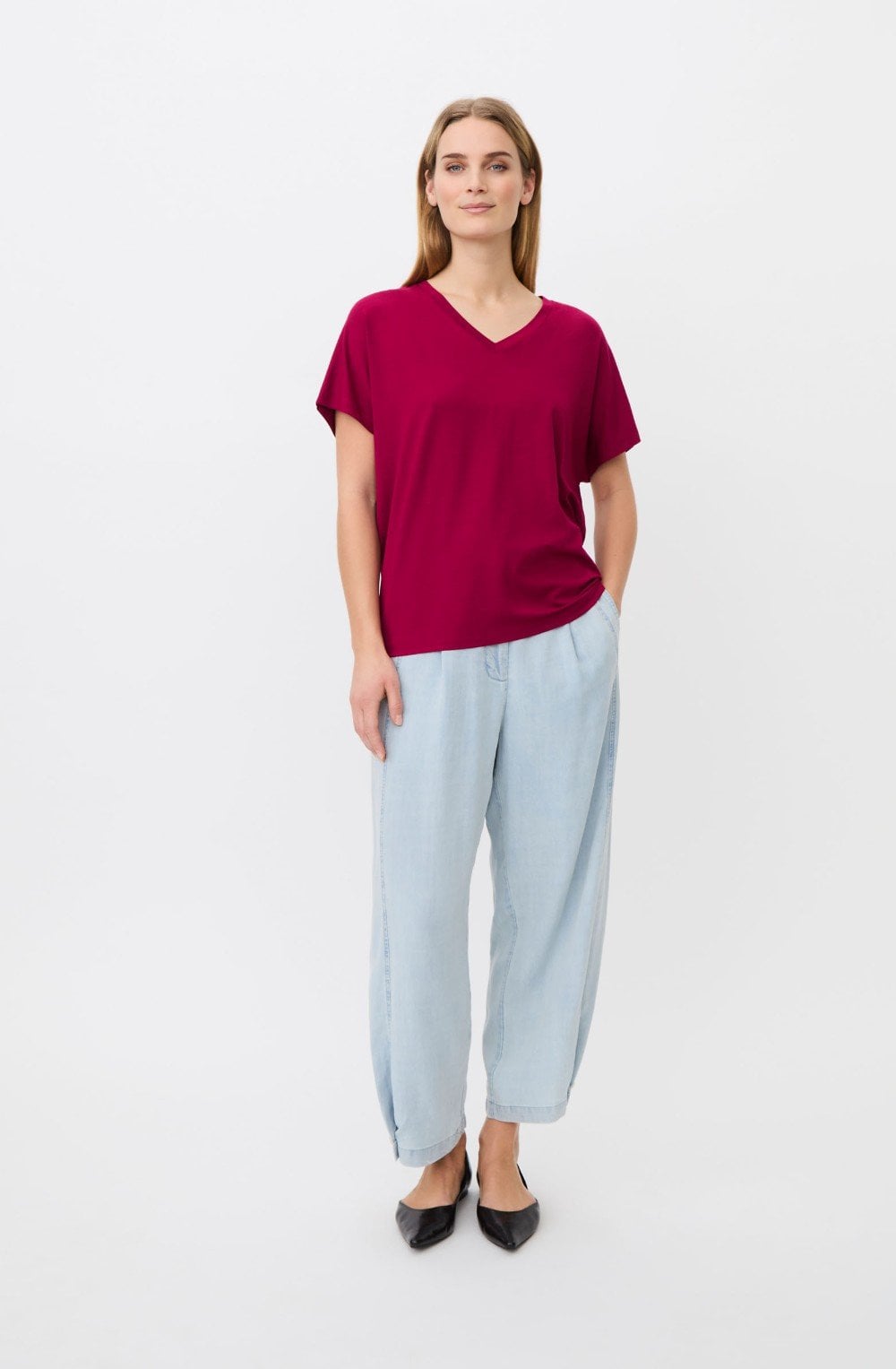 Badu Beet Red Jersey T-Shirt