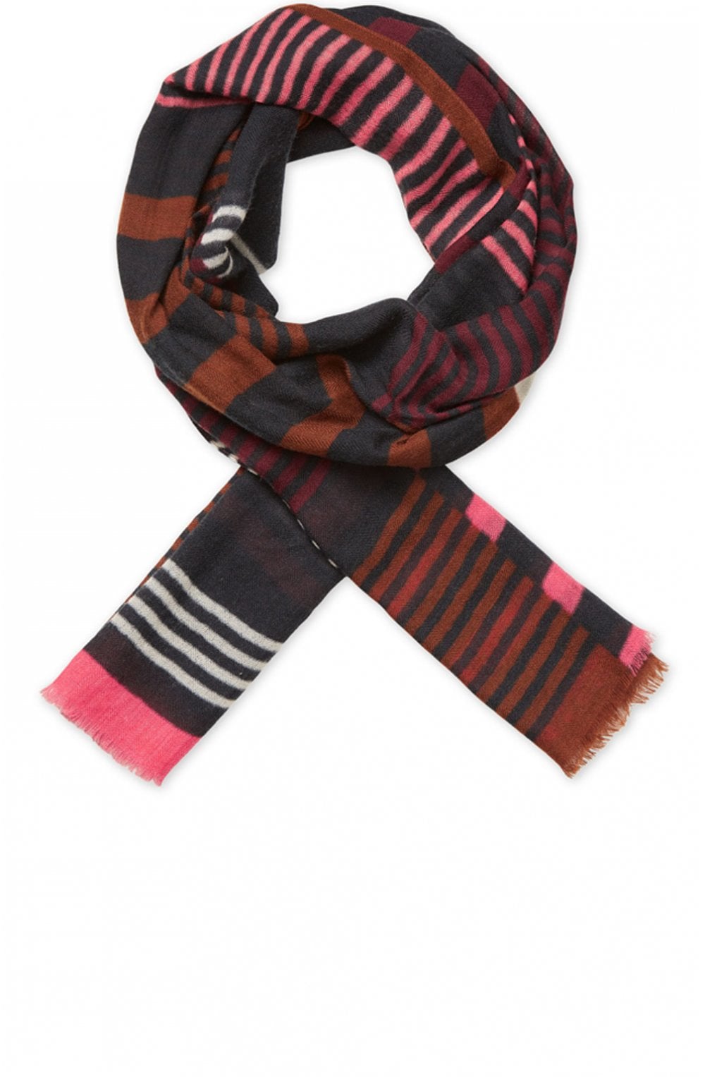Abra Striped Design Scarf