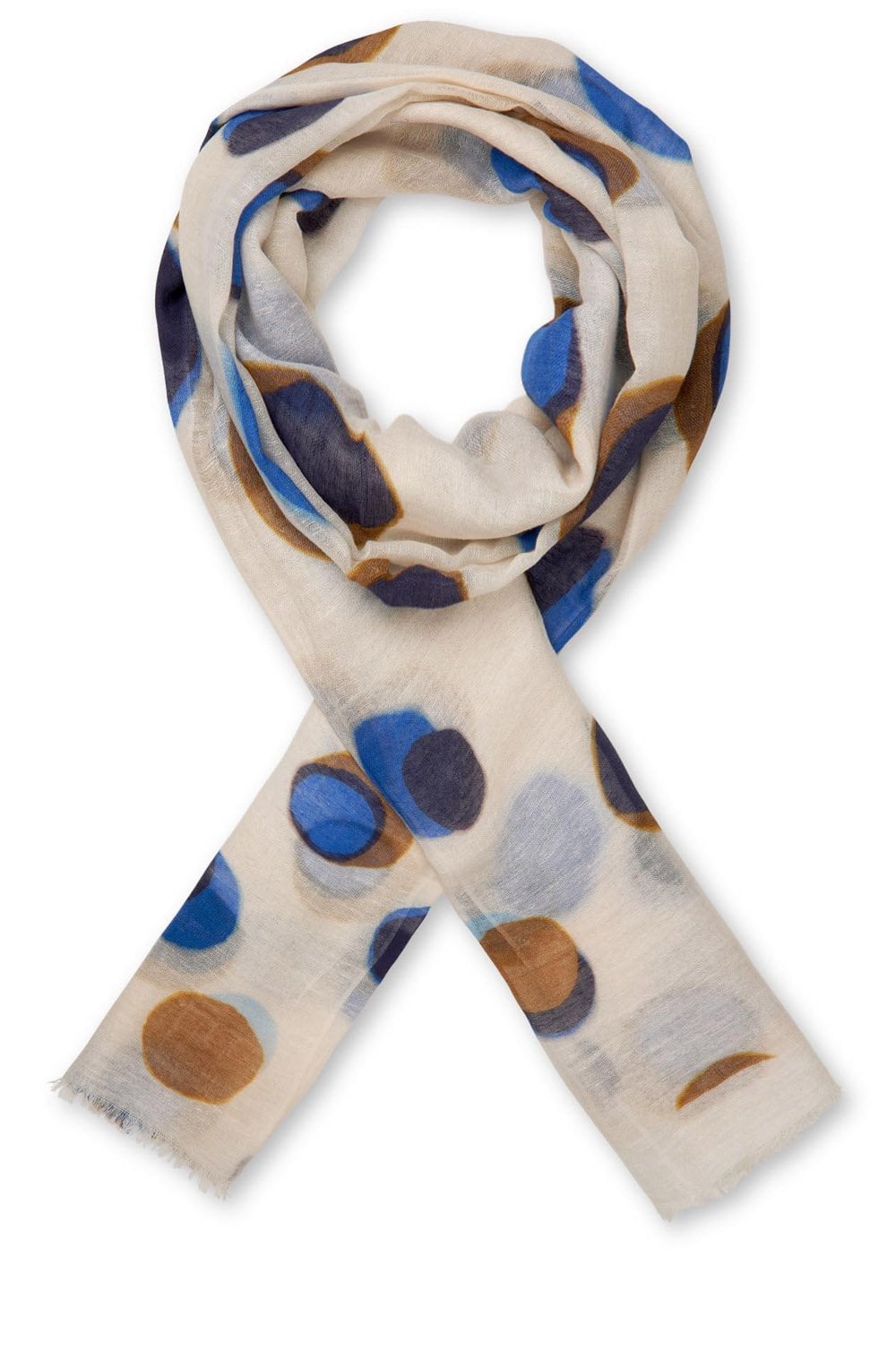 Adalia Nebulas Blue Polka Dot Scarf