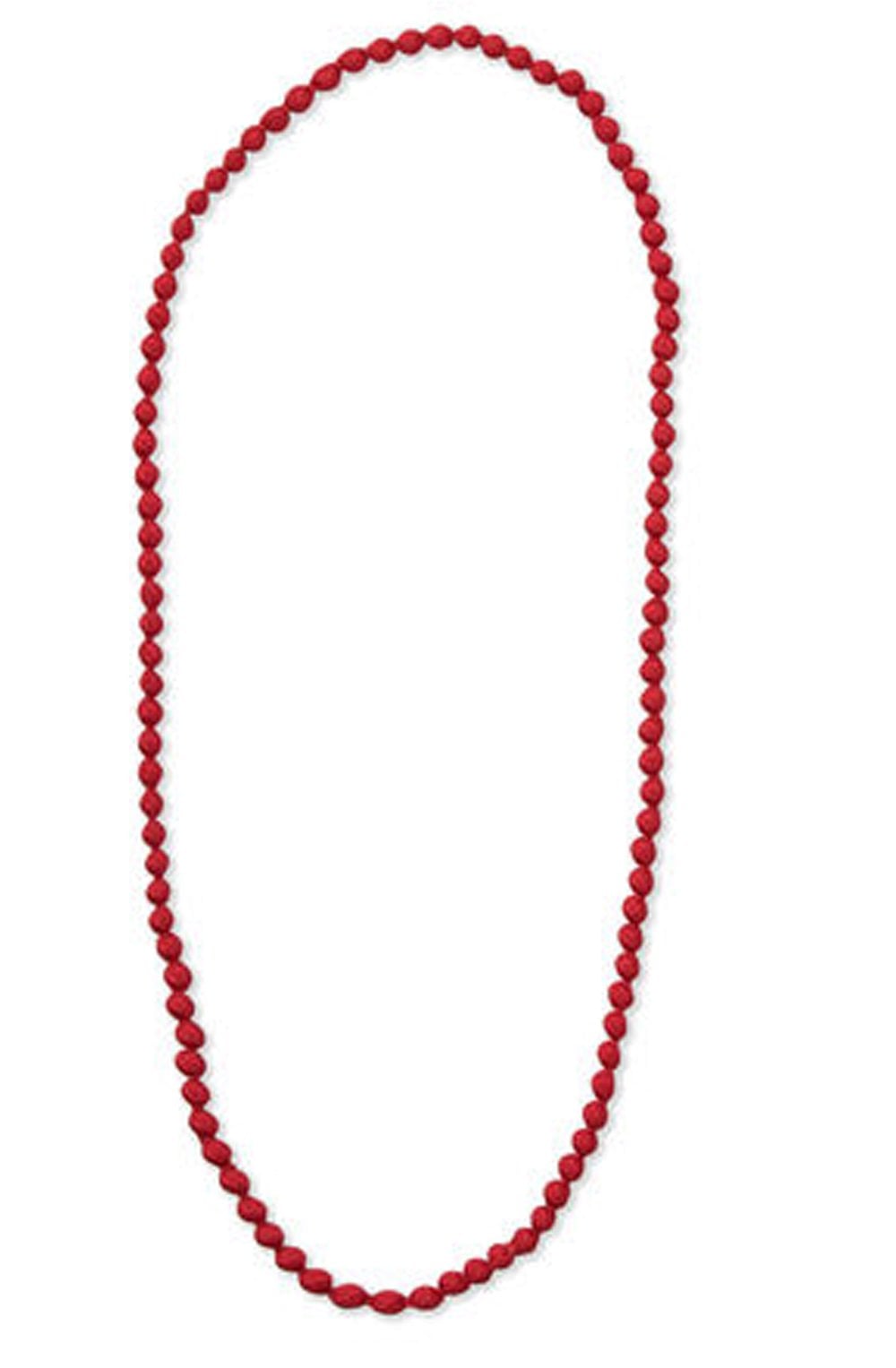 Adinas Ruby Bead Necklace