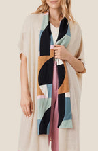 Alo Green Blue Abstract Scarf