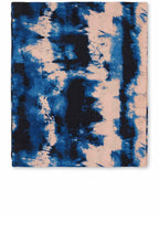 Alo Navy Peony Abstract Print Scarf