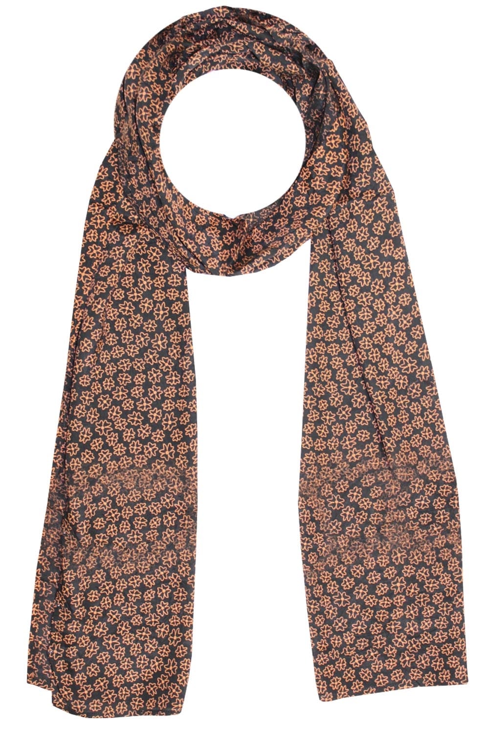 Along Amber Floral Print Scarf