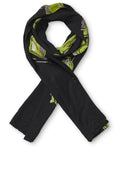 Along Black & Green Print Scarf