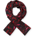 Along Black & Pink Patterned Scarf
