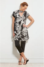 Along Black & White Print Scarf