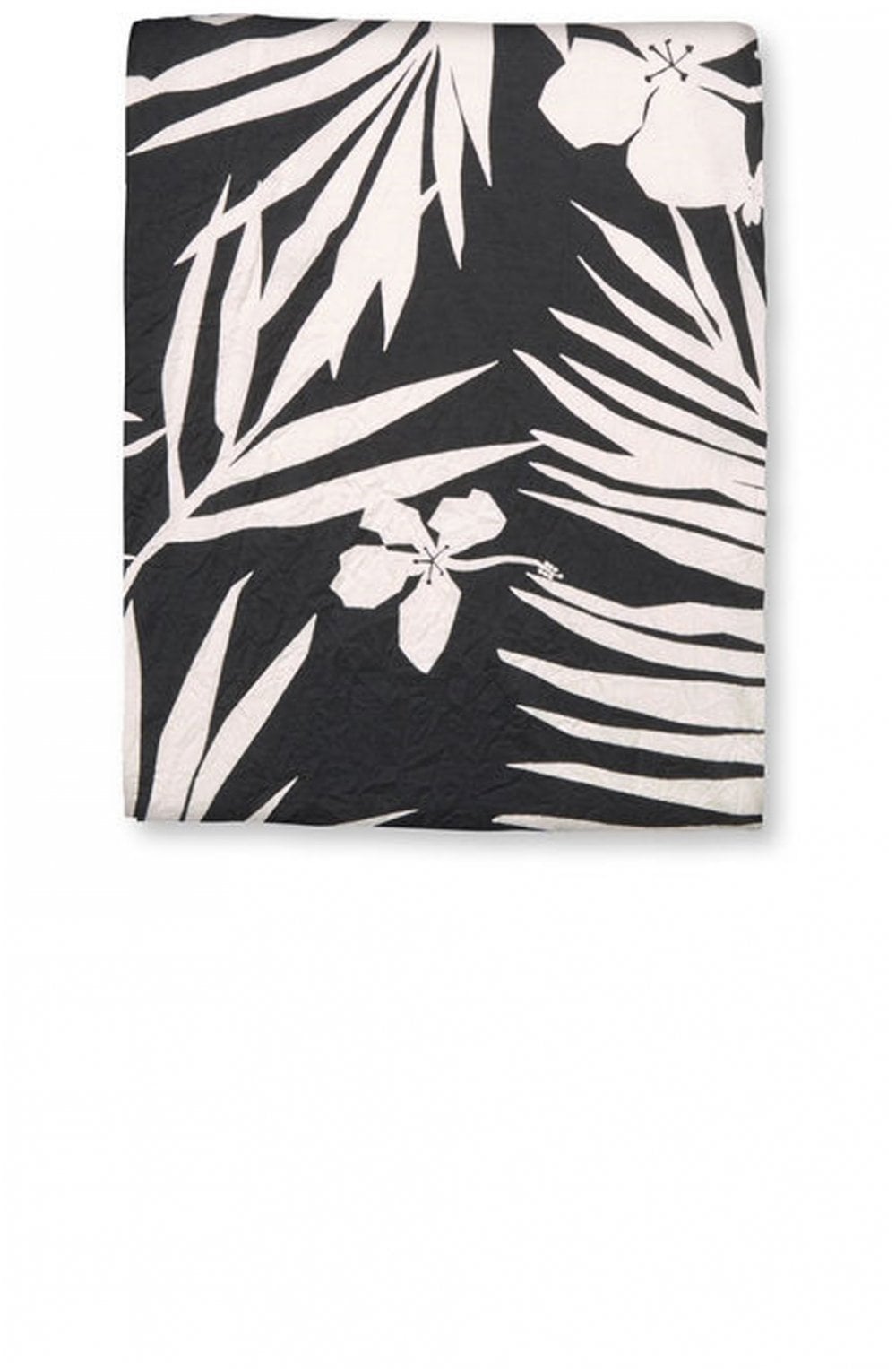 Along Black & White Print Scarf