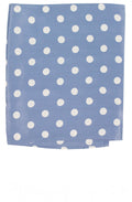 Along Blue Spot Print Scarf