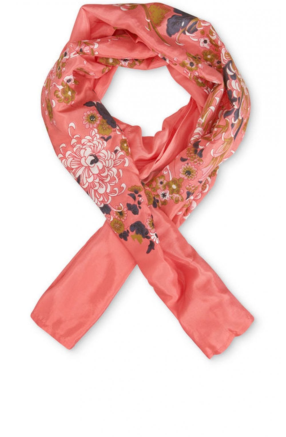 Along Blush Floral Scarf