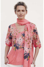 Along Blush Floral Scarf