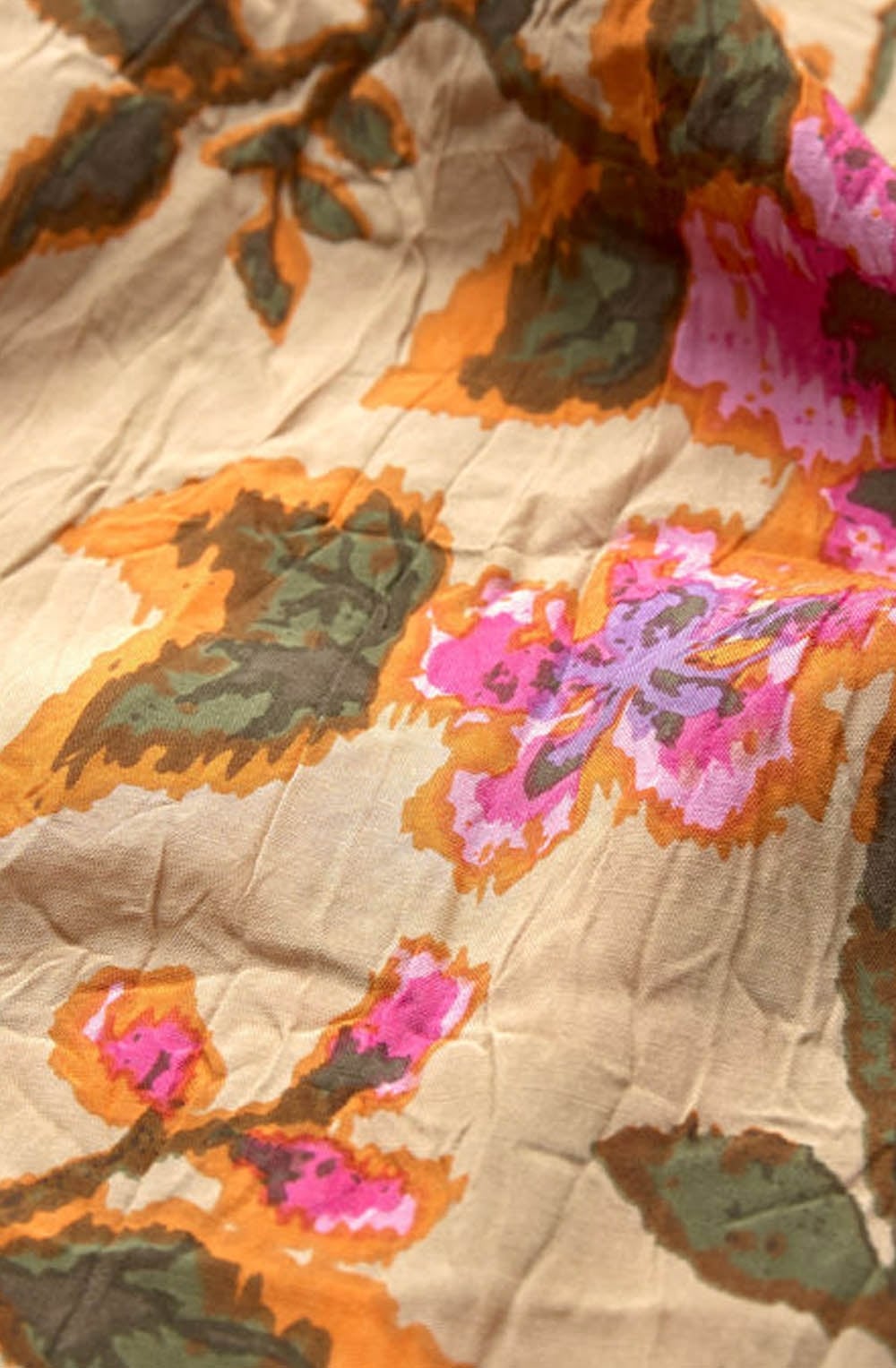 Along Bold Print Scarf