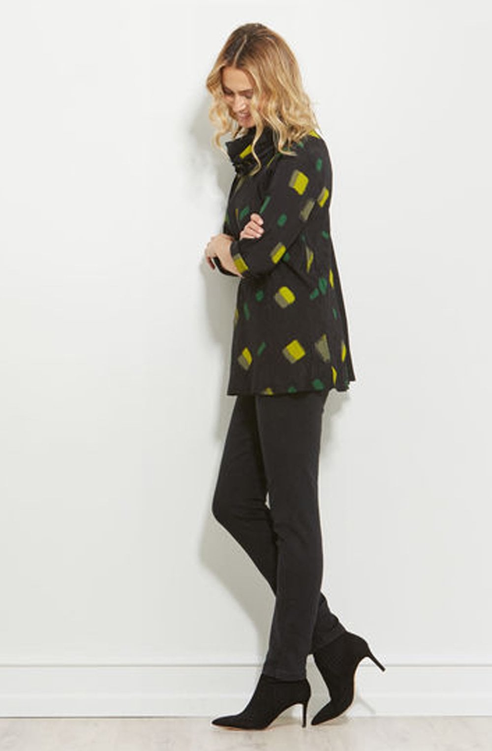 Along Bold Print Scarf