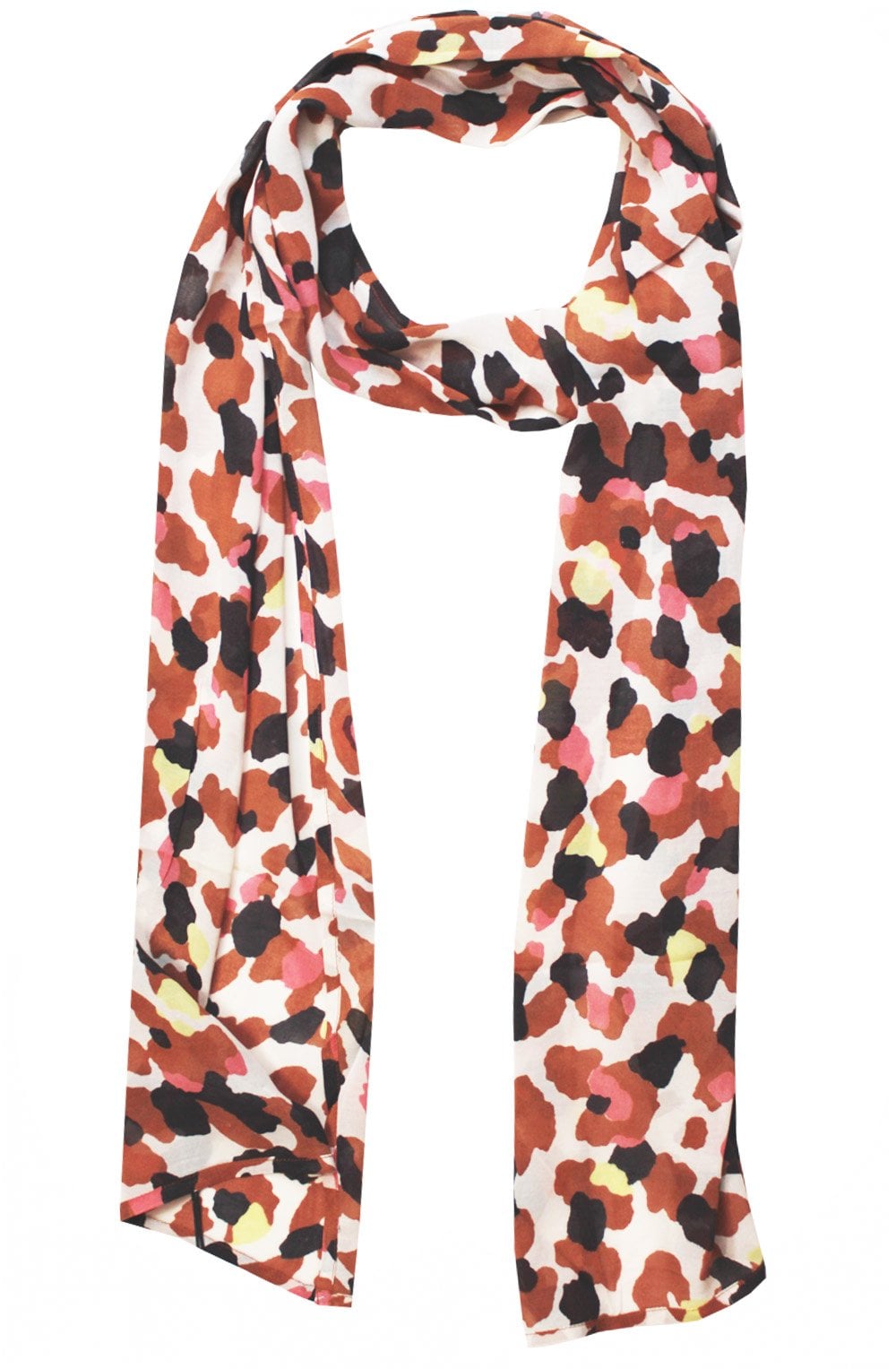 Along Bold Print Scarf