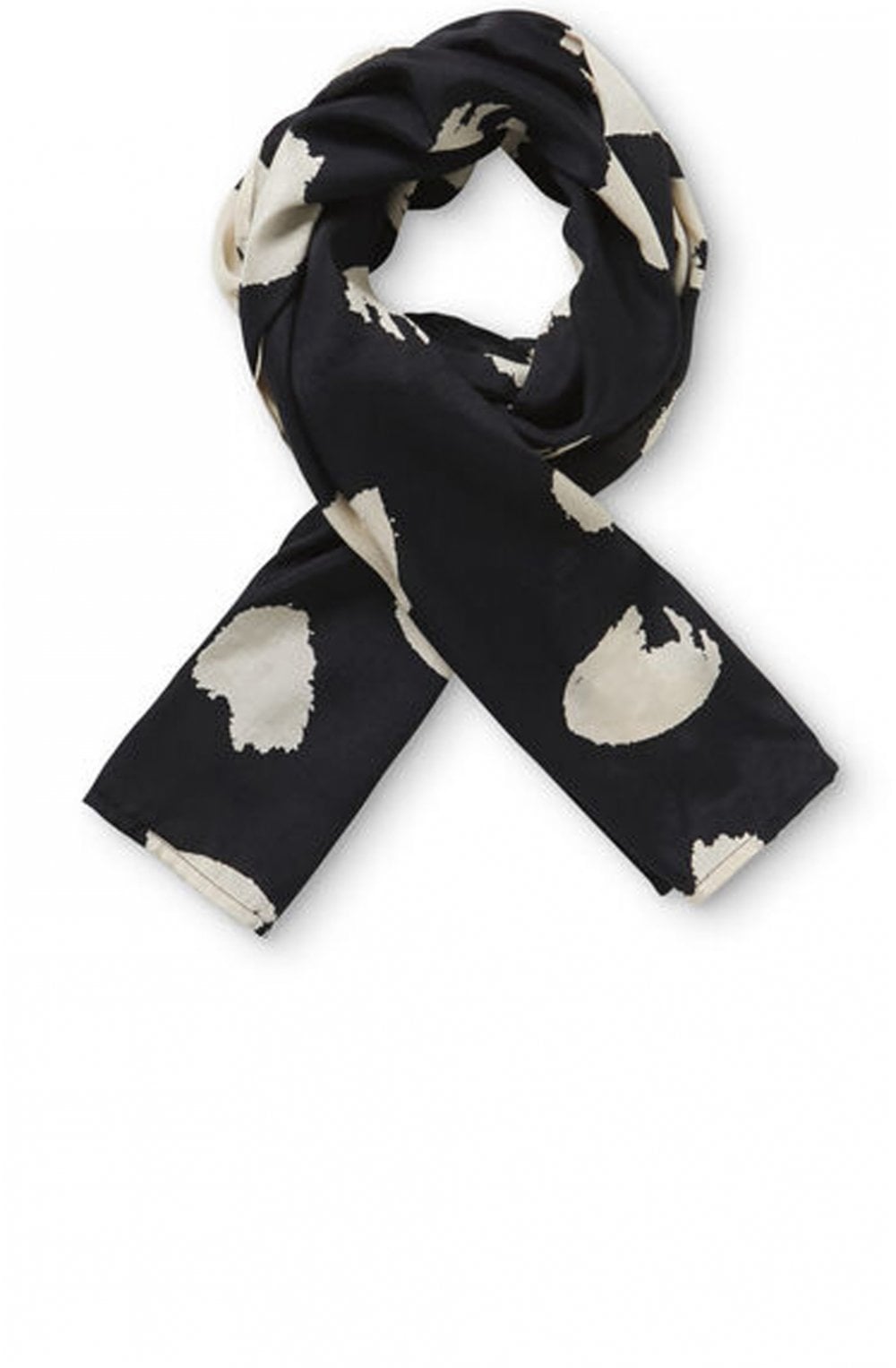 Along Bold Spot Print Scarf