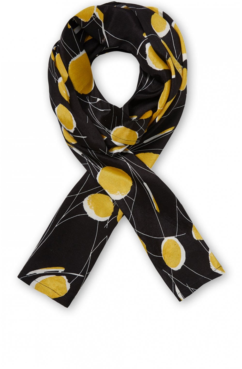 Along Bold Spot Print Scarf