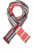 Along Bold Stripe Scarf