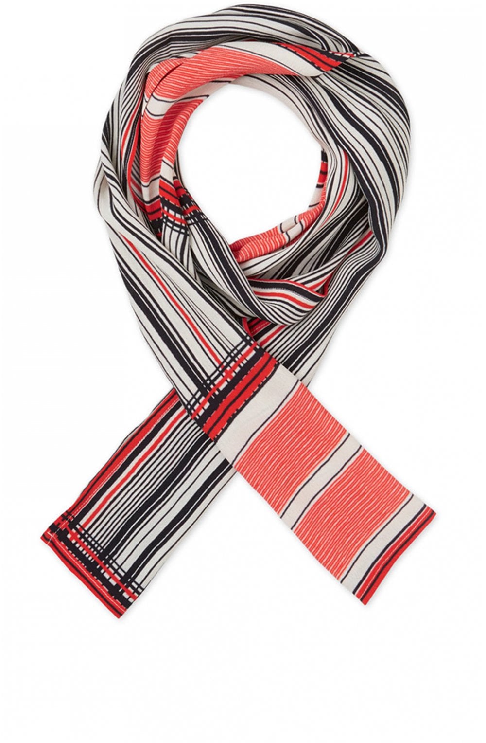 Along Bold Stripe Scarf