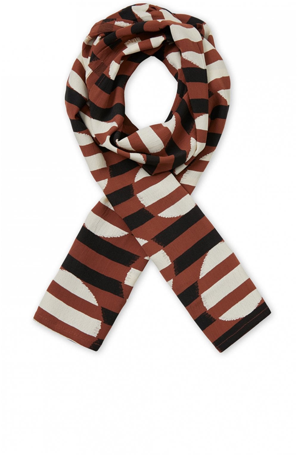 Along Circular Print Scarf