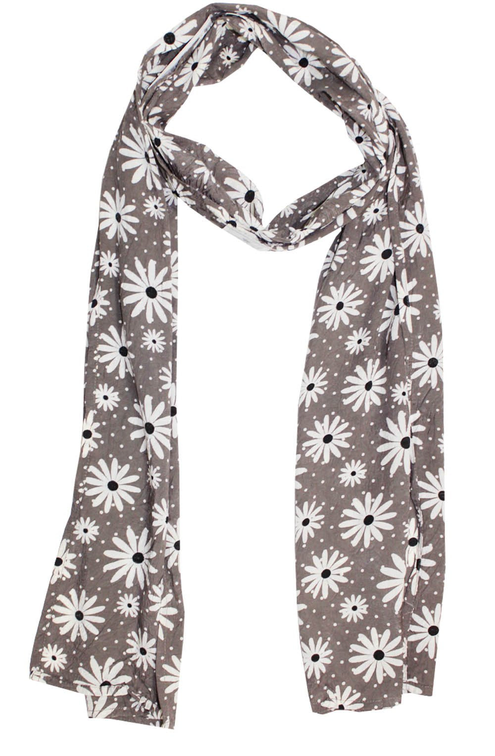 Along Daisy Print Scarf