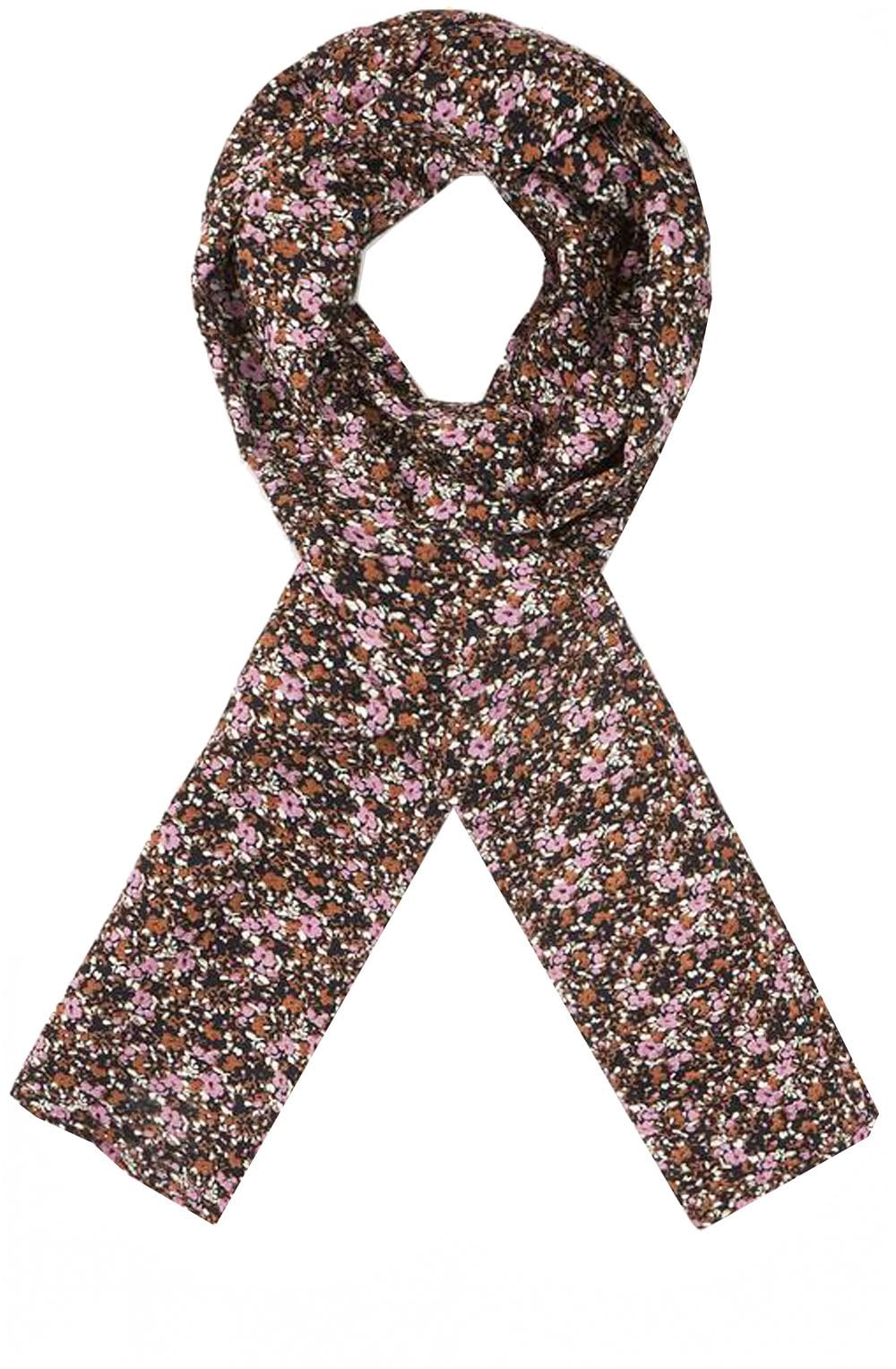 Along Dusky Orchid Floral Print Scarf
