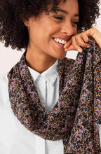 Along Dusky Orchid Floral Print Scarf