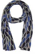 Along feather print Scarf