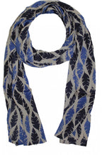 Along feather print Scarf