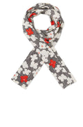 Along Floral Print Scarf