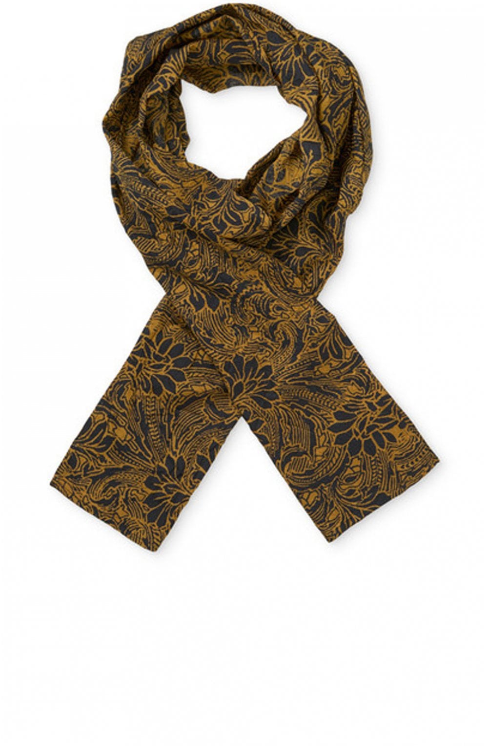 Along Ginger Patterned Scarf