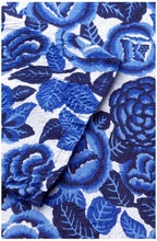 Along Greek Blue Floral Scarf