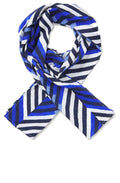 Along Greek Blue Scarf