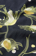 Along Green Sheen Floral Scarf