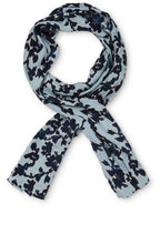 Along indigo and pale blue Scarf